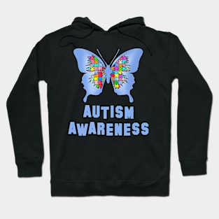 Jigsaw Blue Butterfly Hoodie